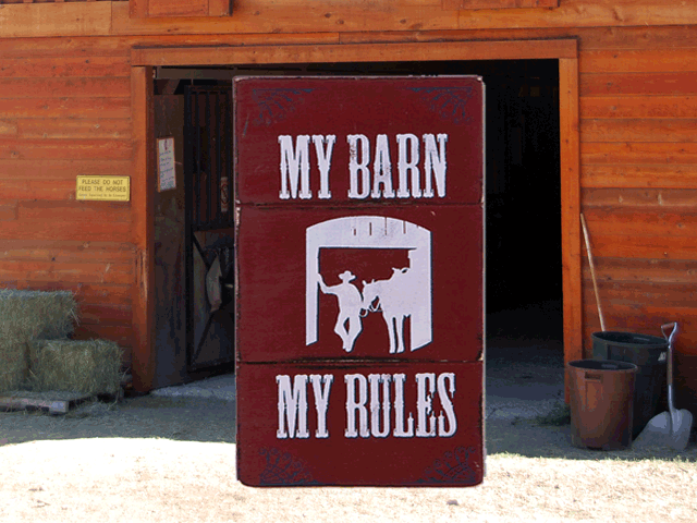 barn rules