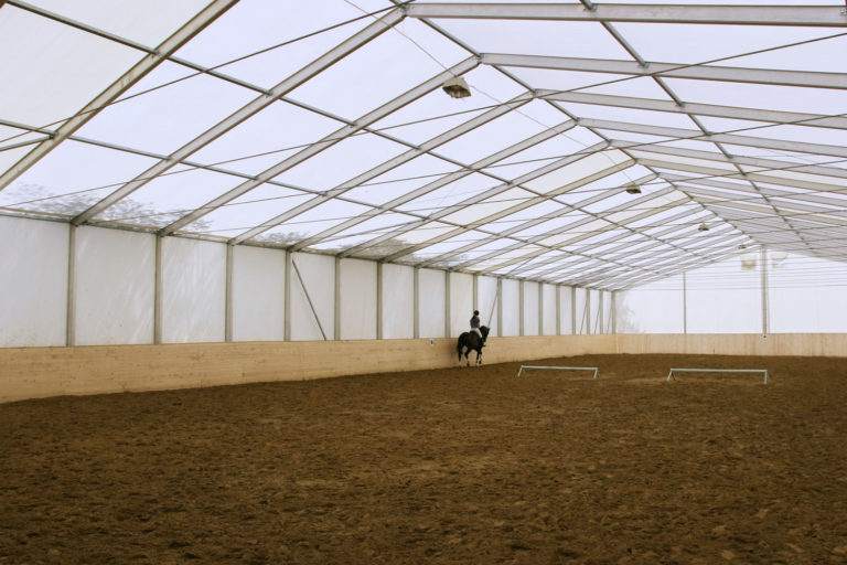Equestrian Arena Options: Fabric-Roofed Arenas promo image