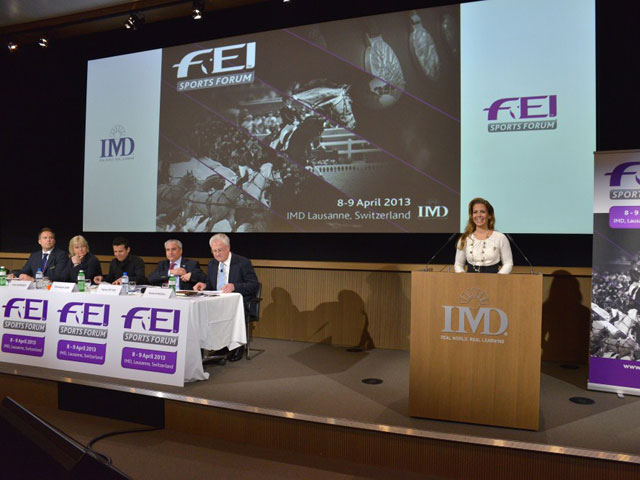 FEI Sports Forum Opens with Debate on Olympic and Paralympic Qualification promo image