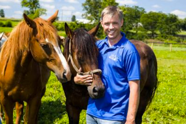 Martin Nielsen at UK Maine Chance Farm
