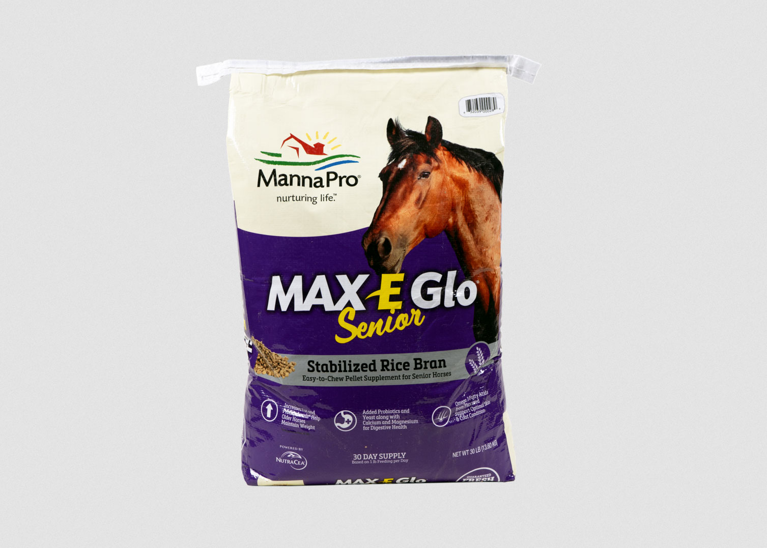 Manna Pro® Reveals MaxEGlo Senior Stabilized Rice Bran Supplement for