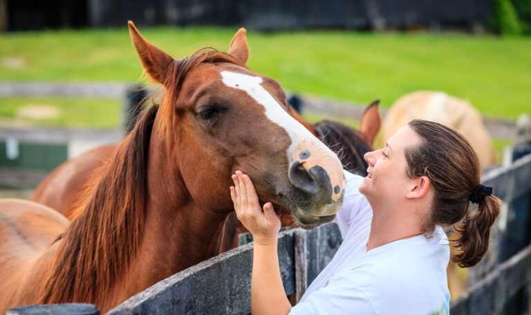 Woman with a horse